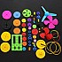 55 Types of Colorful Assorted Gear Robot Helicopter Car Parts DIY Kit