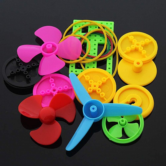 55 Types of Colorful Assorted Gear Robot Helicopter Car Parts DIY Kit 55 Types of Colorful Assorted Gear Robot Helicopter Car Parts DIY Kit