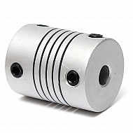 5mm X 6.35mm Aluminum Flexible Shaft Coupling 