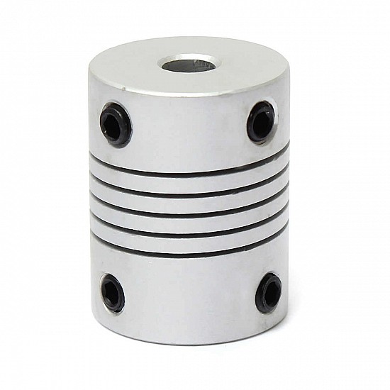 5mm X 6.35mm Aluminum Flexible Shaft Coupling