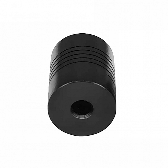 5mm X 5mm Black Aluminum Flexible Shaft Coupling