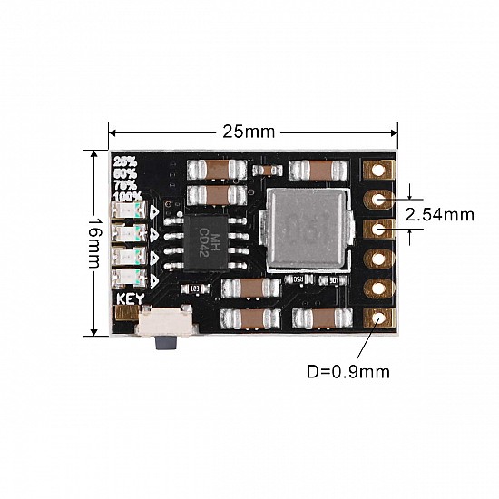 5V 2A Charge and Discharge 3.7V 4.2V Lithium Battery Boost Module