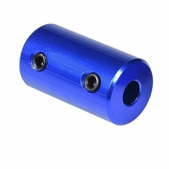 5x6mm Blue Aluminum Alloy Coupling for 3D Printers and CNC Machines