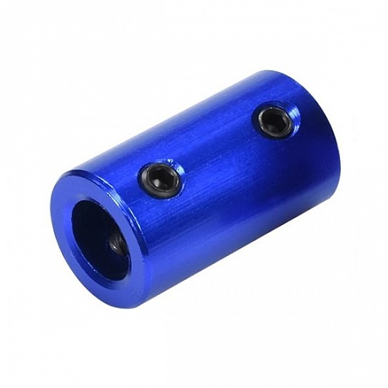 5x8mm Blue Aluminum Alloy Coupling for 3D Printers and CNC Machines