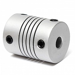 6.35mm X 6.35mm Aluminum Flexible Shaft Coupling 