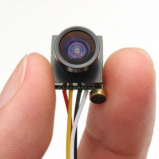 600TVL 170 Degree Mini FPV AV Camera with Audio for Mini Quadcopter