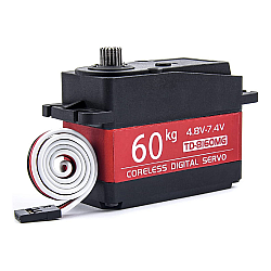 60KG 180 degree Digital Gear Metal Coreless Servo Motor