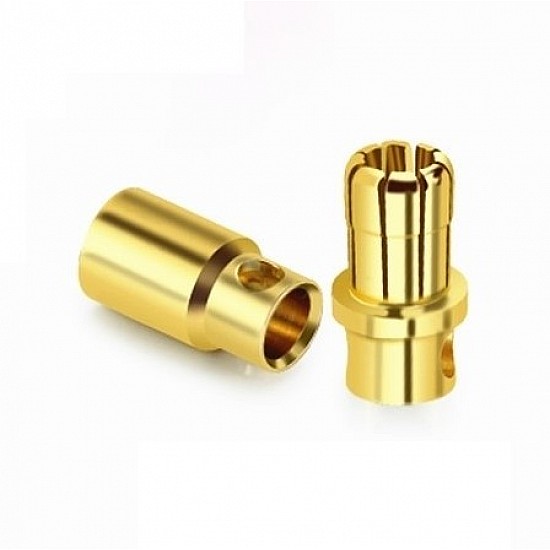 6mm Gold Plated Bullet Banana Connector