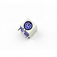 6P Purple PS-2 Socket for Keyboard/Mouse