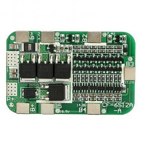 6S 22V 18650 BMS Lithium Battery Protection Board