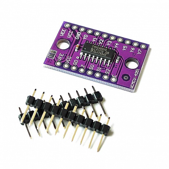 74HC4051 8 Channel  Analog Multiplexer/Demultiplexer Breakout Board for Arduino