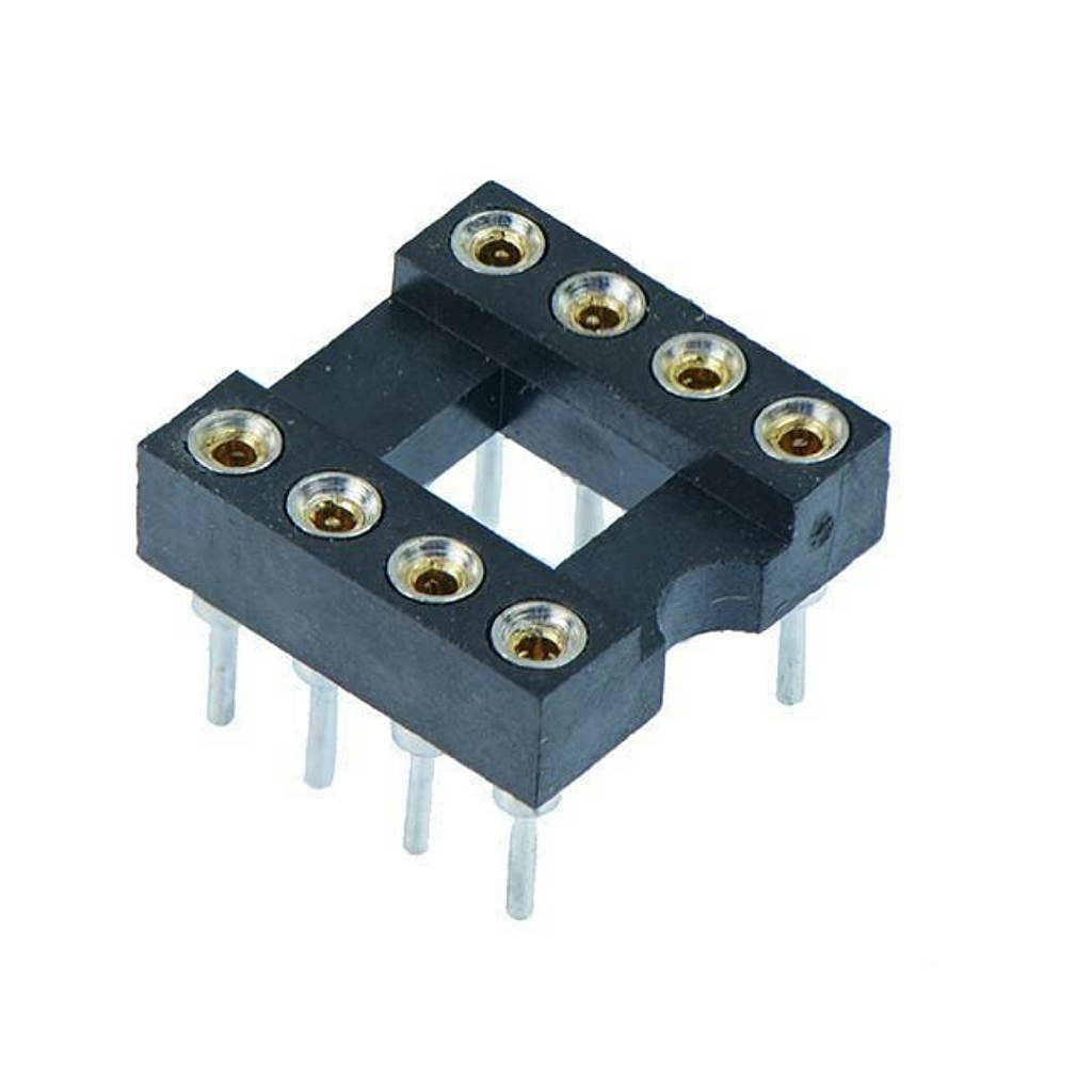 8 Pin Machine tooled IC Socket (Round IC Base)