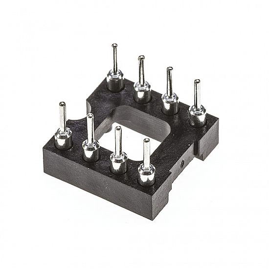 8 Pin Machine tooled IC Socket (Round IC Base)