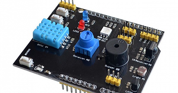 Arduino MULTIPURPOSE / MULTIFUNCTIONS shiled V1