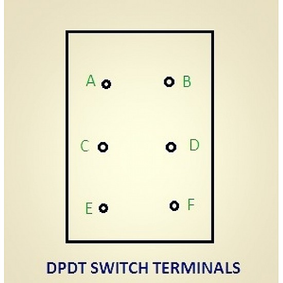 DPDT Switch for Wired Car Remote - Robot Spare Parts -