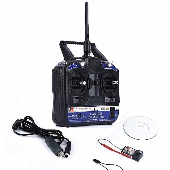 FlySky FS-CT6B 2.4G 6CH Radio Set System with RX FS-R6B receiver. - Rc Remote - Multirotor