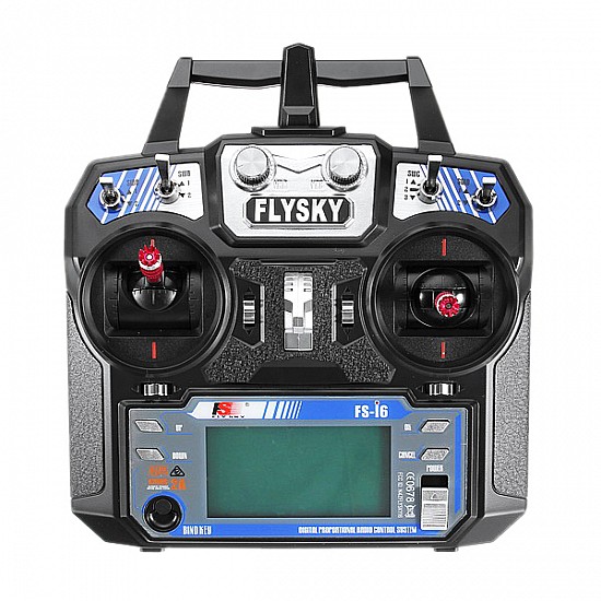 Récepteur Flysky FS-IA6 2.4G 6 Canaux Avec Double Antenne - Compatible Transmetteurs I4, I6, I10, GT2