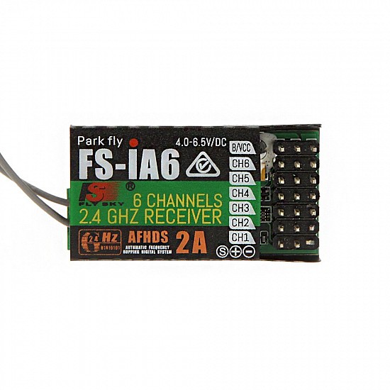 Flysky FS-IA6 6CH AFHDS 2A 2.4G Radio Receiver - Multirotor Flysky FS-IA6 6CH AFHDS 2A 2.4G Radio Receiver - Rc Remote - Multirotor