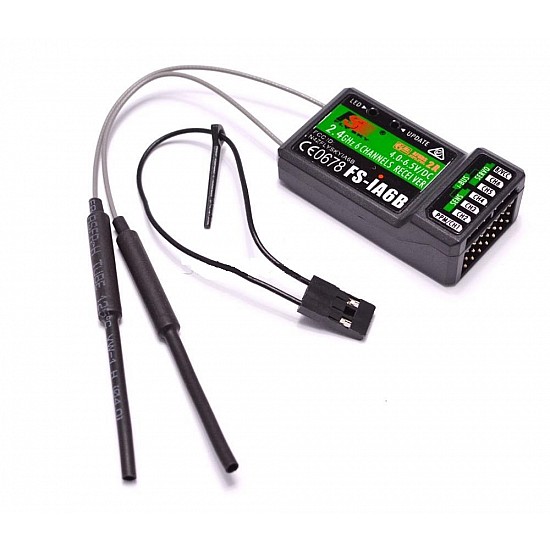 FLYSKY FS-iA6B 2.4G 6CH AFHDS Receiver with PPM Output for RC Airplane/Glider