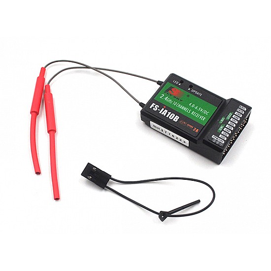 Flysky FS-i6S 2.4G 10CH AFHDS Transmitter With FS-iA10B 10CH Receiver - Rc Remote - Multirotor