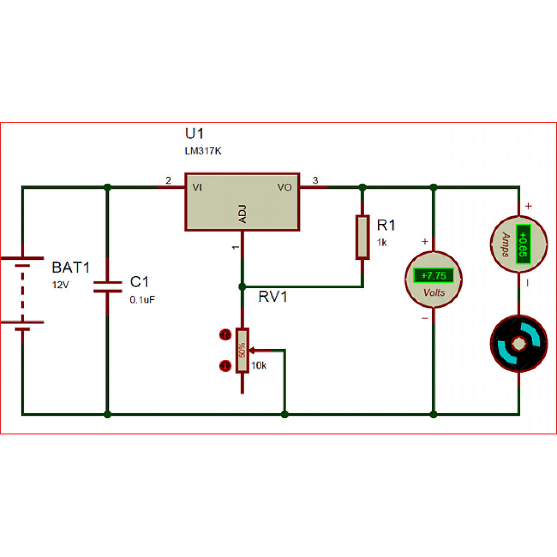 Lm317k схема включения