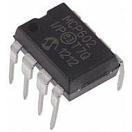 MCP602-I/SN Operational Amplifier, Dual, 2 Amplifier, 2.8 MHz, 2.3 V/Μs, 2.7V To 5.5V, DIP IC, 8 Pins