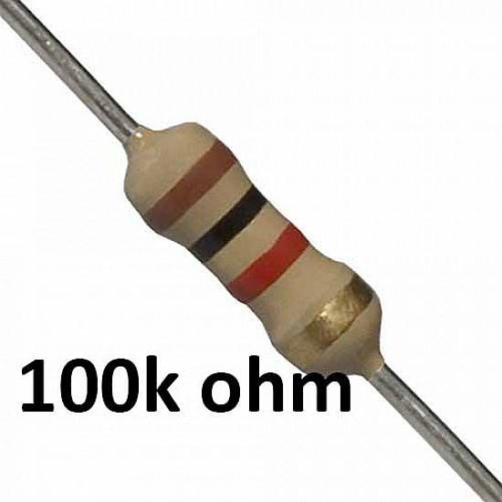 100k ohm Resistor - Resistors - Core Electronics