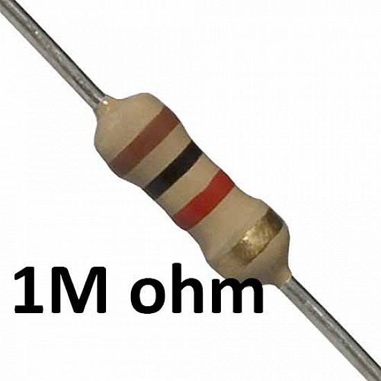 1M ohm Resistor - Resistors - Core Electronics