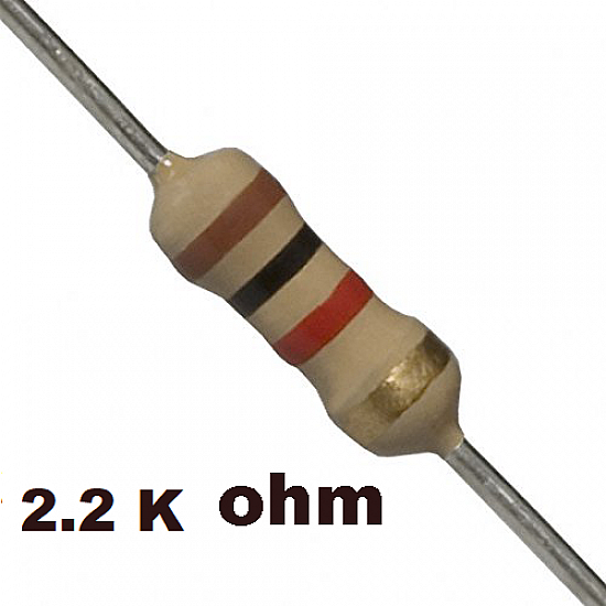 2.2K ohm Resistor - Resistors - Core Electronics