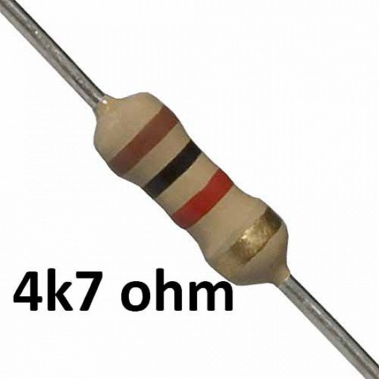 4k7 (4.7k) ohm Resistor - Resistors - Core Electronics