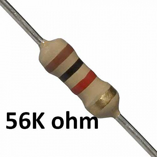 56K ohm Resistor - Resistors - Core Electronics