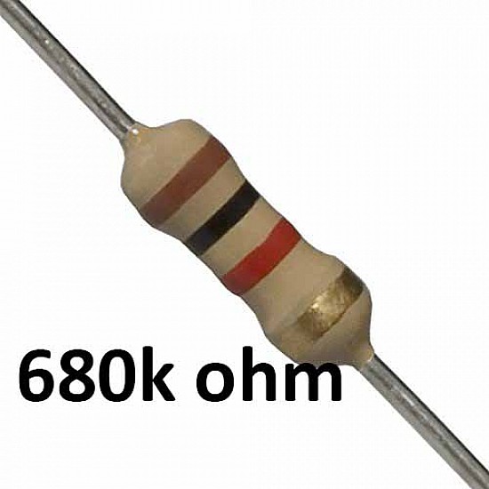 680k ohm Resistor - Resistors - Core Electronics