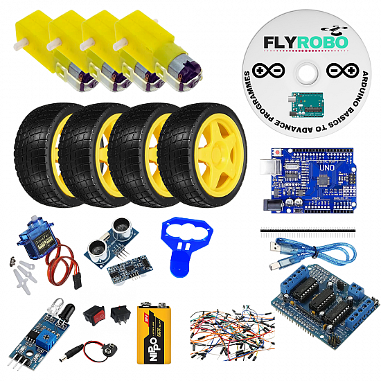 Arduino Human Following Robot car Kit, Arduino Kit