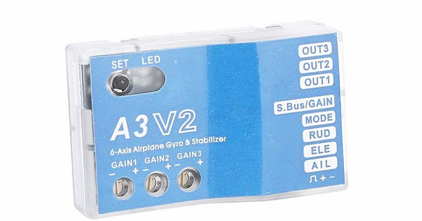 A3 V2 Flight Controller 6-Axis Gyro Stabilizer for RC Airplane