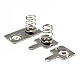 AAA Battery Positive and Negative Contact Spring Plate Set