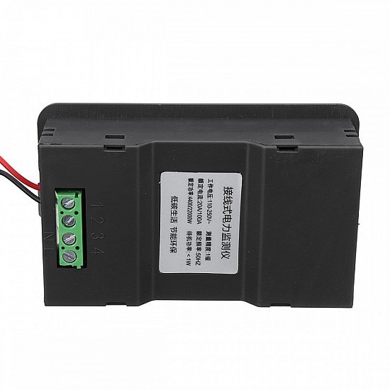 AC85~250V 100A Digital Power Energy Voltmeter Ammeter Wattmeter Tester AC85~250V 100A Digital Power Energy Voltmeter Ammeter Wattmeter Tester