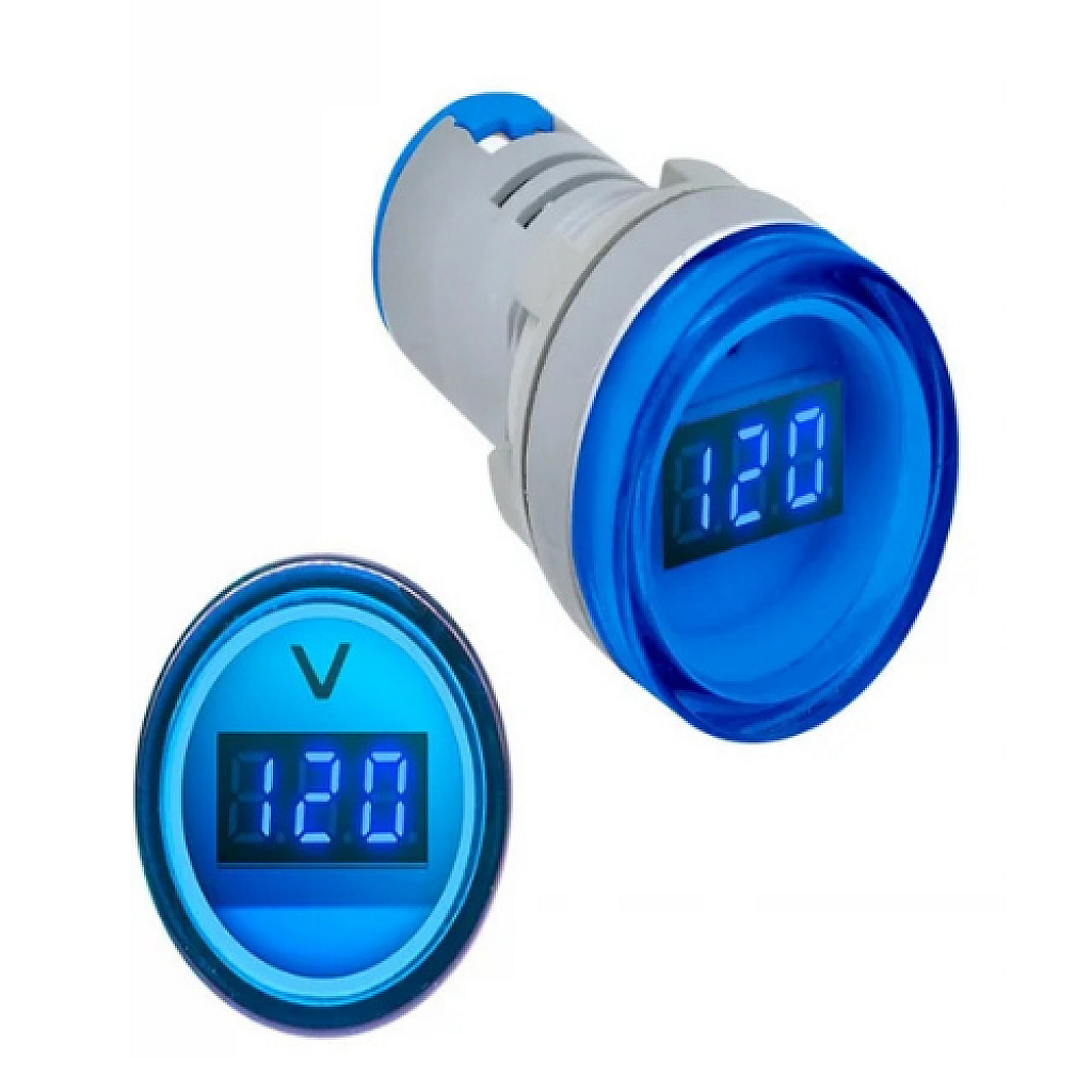 Eujgoov Misuratore Tensione E Corrente AC 60-500V 0-100A - Voltmetro Amperometro Con Display Digitale (Blu)