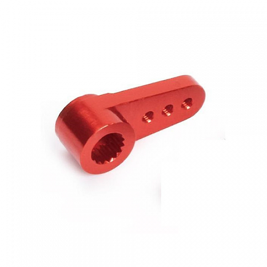 Aluminum 15T Arm for ES08MA II Servo - Red