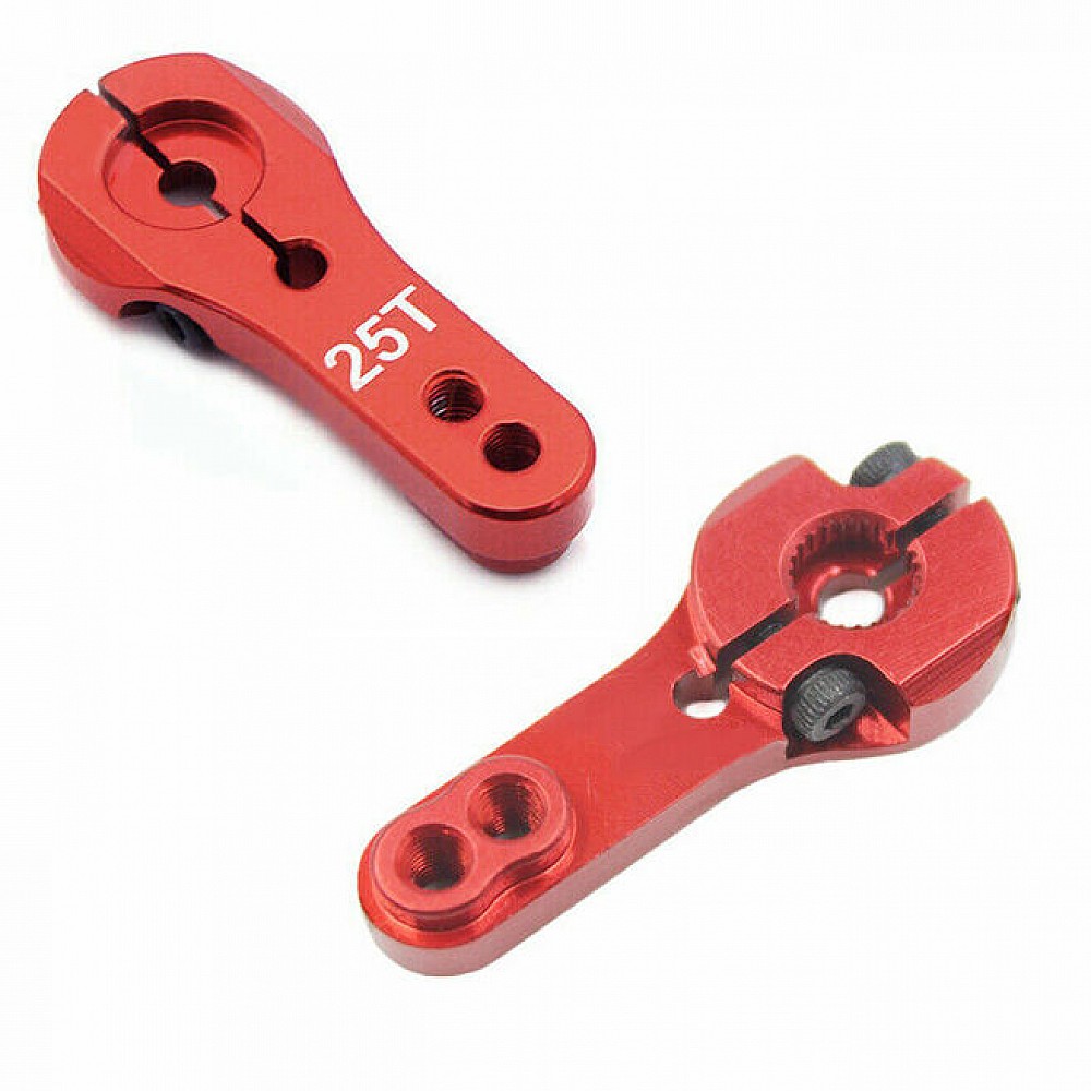 Aluminum 25T Servo Horn Arm Red