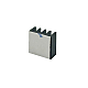 Aluminum Heatsink Black for Raspberry Pi