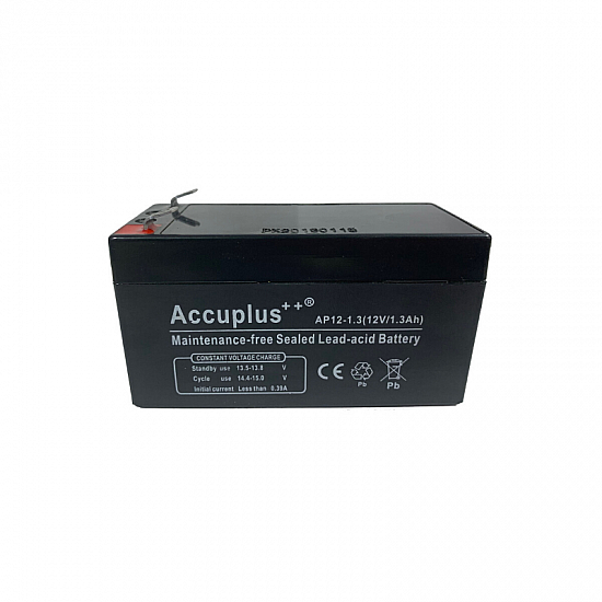 Amptek 12v 1.3Ah SMF/VRLA Battery