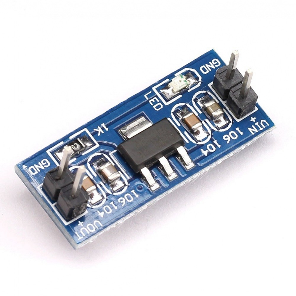 AMS1117-3.3 Voltage Regulator Module - DC 5V To 3.3V Step Down, LDO, 800mA