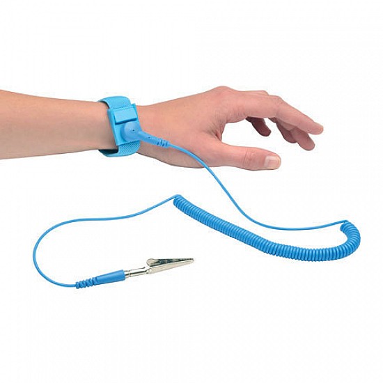 Anti Static ESD Wrist Strap Elastic Band with Clip 