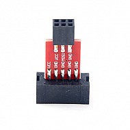 AVR ISP 10 Pin to 6 Pin Adapter Board