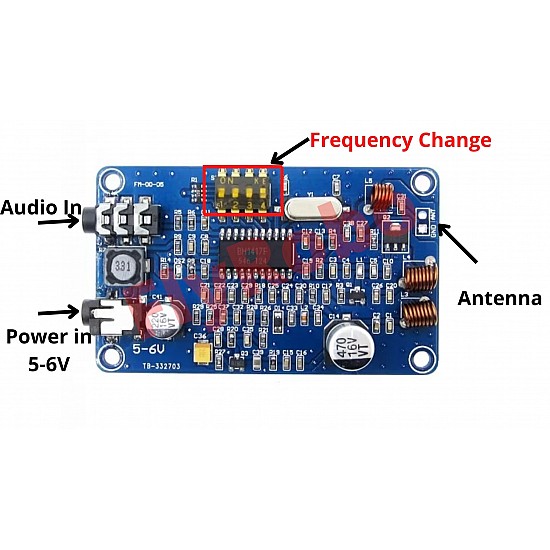 BH1417 PLL Wireless Two Channel Stereo Radio FM Transmitter Module