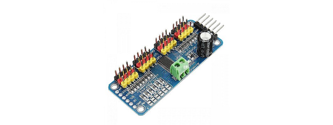 16 Channel PWM Servo Motor Driver I2C Module