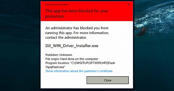 dji windows driver installer
