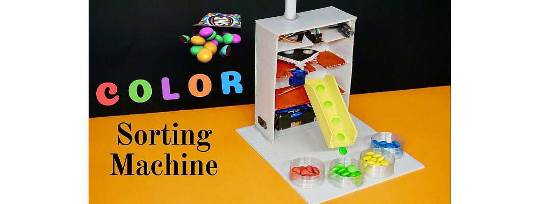 How to make Arduino colour sorting machine