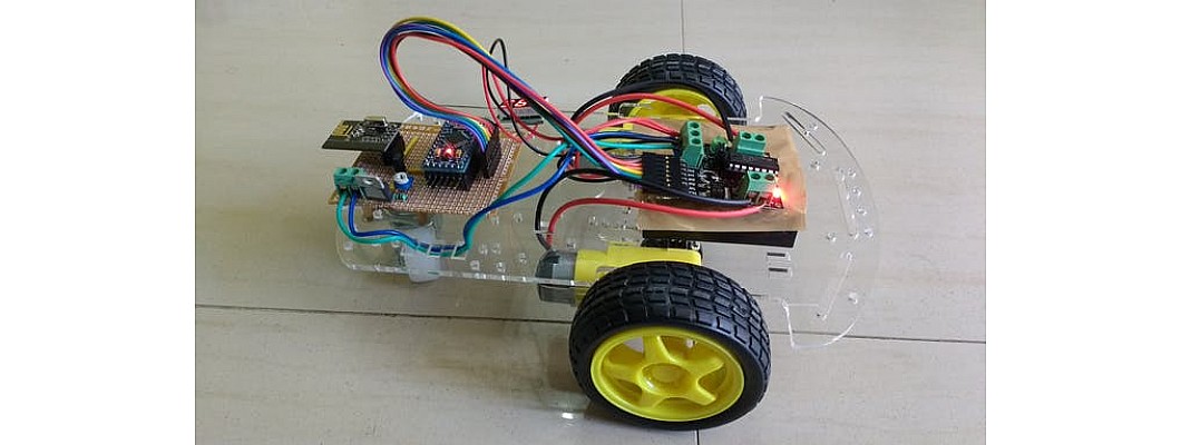 Car using nRF and Arduino pro mini