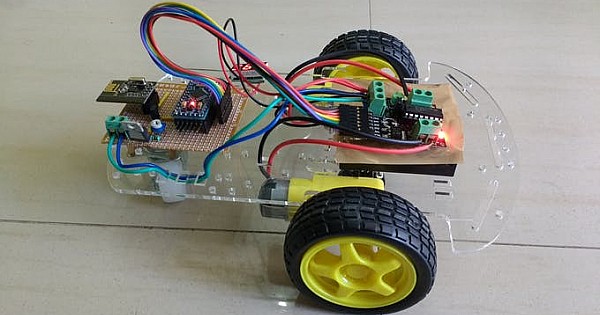 Car using nRF and Arduino pro mini